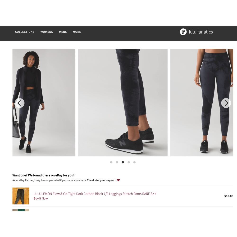 Lululemon Flow & Go Tight Dark Carbon / Black - Picture 14 of 14